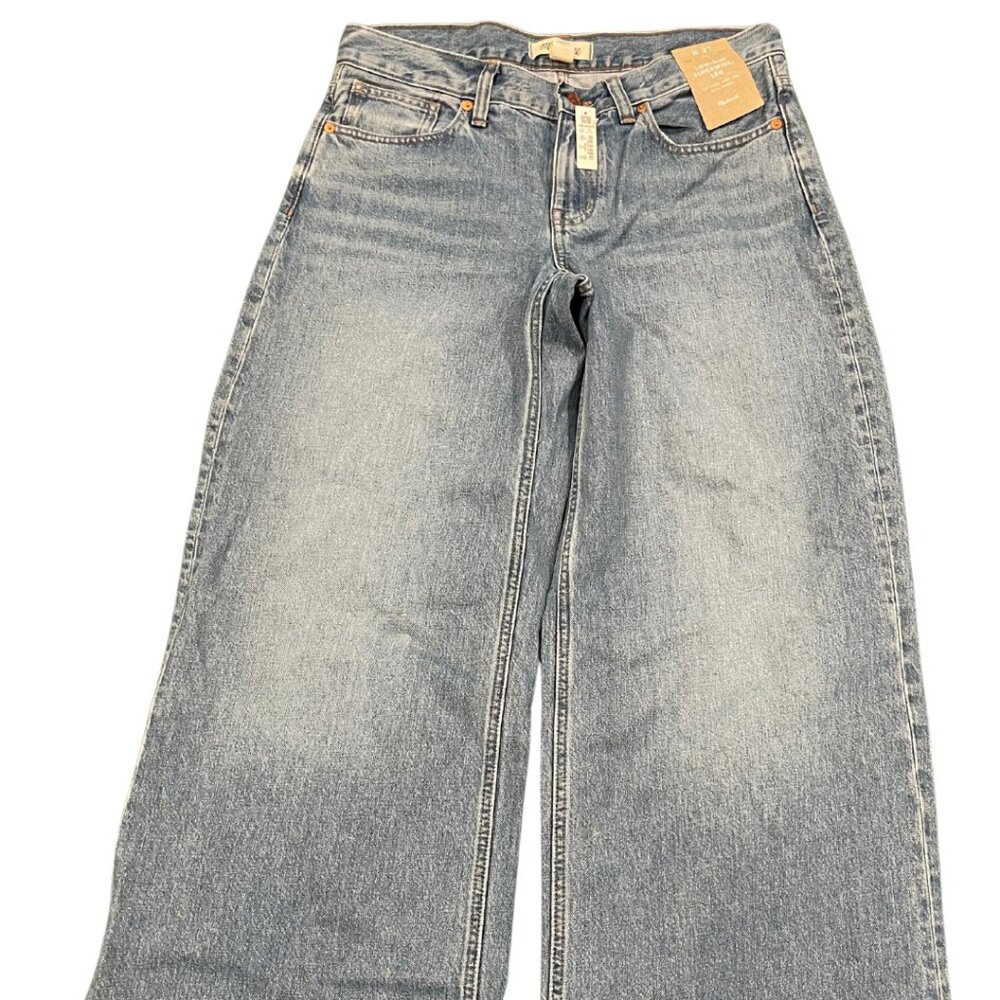 Madewell Low-Rise Superwide-Leg Jeans in Mainview Wash Size 27
